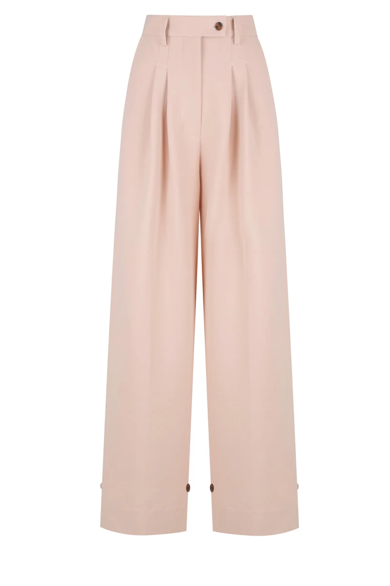 Shona Joy IVY TAILORED PANT - ROSE DUST 1 Shona Joy IVY TAILORED PANT - ROSE DUST