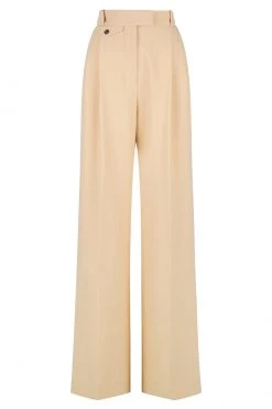 Shona Joy SHORTS & PANTS IVY HIGH WAISTED TAILORED PANT - PEANUT BUTTER