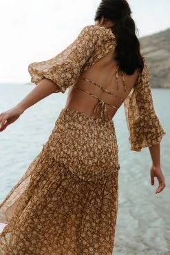 Shona Joy JULIA CUT OUT BACKLESS MIDI DRESS DRESSES