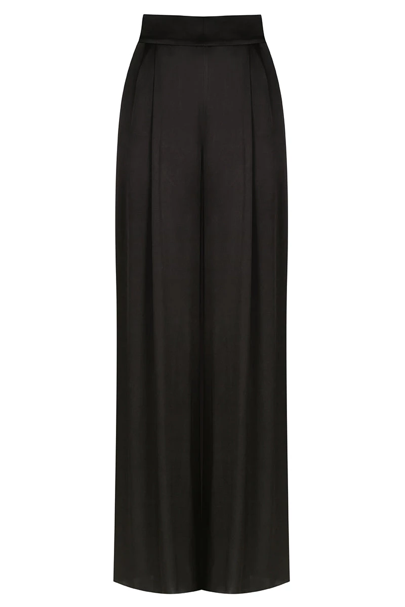 Shona Joy LA LUNE TUXEDO TROUSER - BLACK 1 Shona Joy LA LUNE TUXEDO TROUSER - BLACK