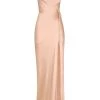 Shona Joy LA LUNE BIAS COWL MAXI DRESS - DESERT ROSE