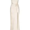 Shona Joy LA LUNE BIAS COWL MAXI DRESS - CREAM DRESSES