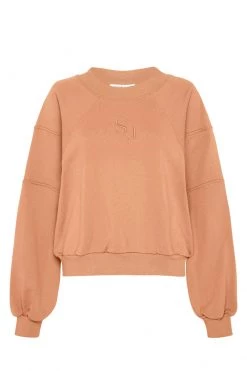 Shona Joy SJ LOGO BATWING SWEATER - DESERT ROSE TOPS