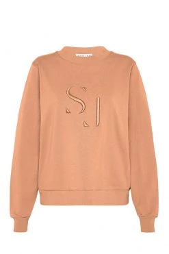 Shona Joy SJ LOGO SWEATER - DESERT ROSE TOPS