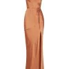 Shona Joy DRESSES LA LUNE BIAS COWL MAXI DRESS - COPPER