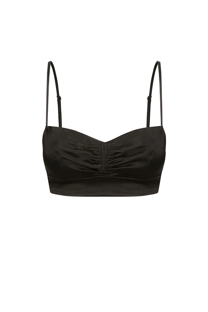 Shona Joy TOPS LA LUNE OPEN BACK BRALETTE - BLACK 1 Shona Joy TOPS LA LUNE OPEN BACK BRALETTE - BLACK