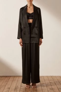 Shona Joy TOPS LA LUNE OPEN BACK BRALETTE - BLACK 11 Shona Joy TOPS LA LUNE OPEN BACK BRALETTE - BLACK