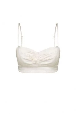 Shona Joy LA LUNE OPEN BACK BRALETTE - CREAM