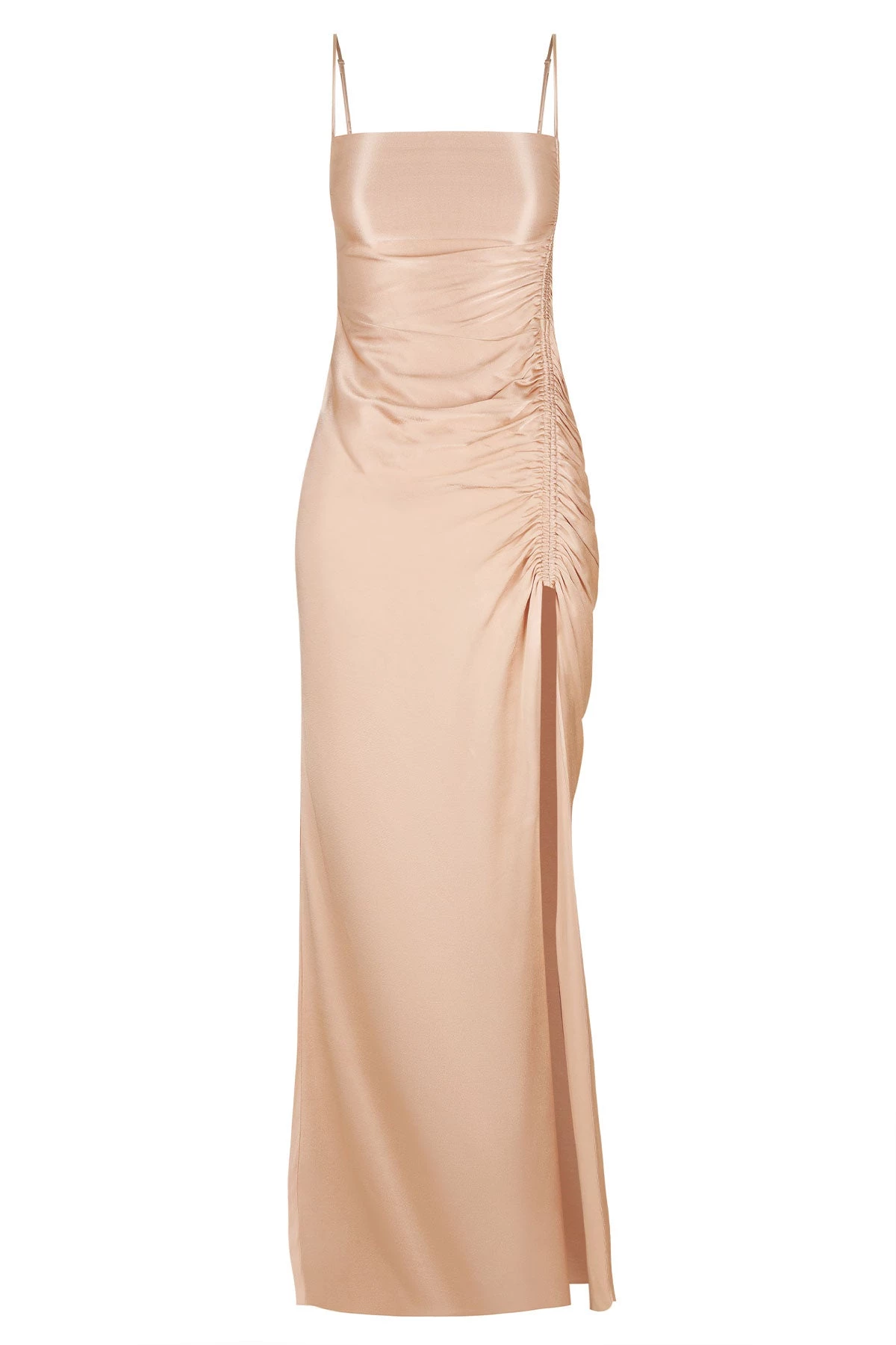 Shona Joy DRESSES LA LUNE RUCHED MAXI DRESS - DESERT ROSE 1 Shona Joy DRESSES LA LUNE RUCHED MAXI DRESS - DESERT ROSE