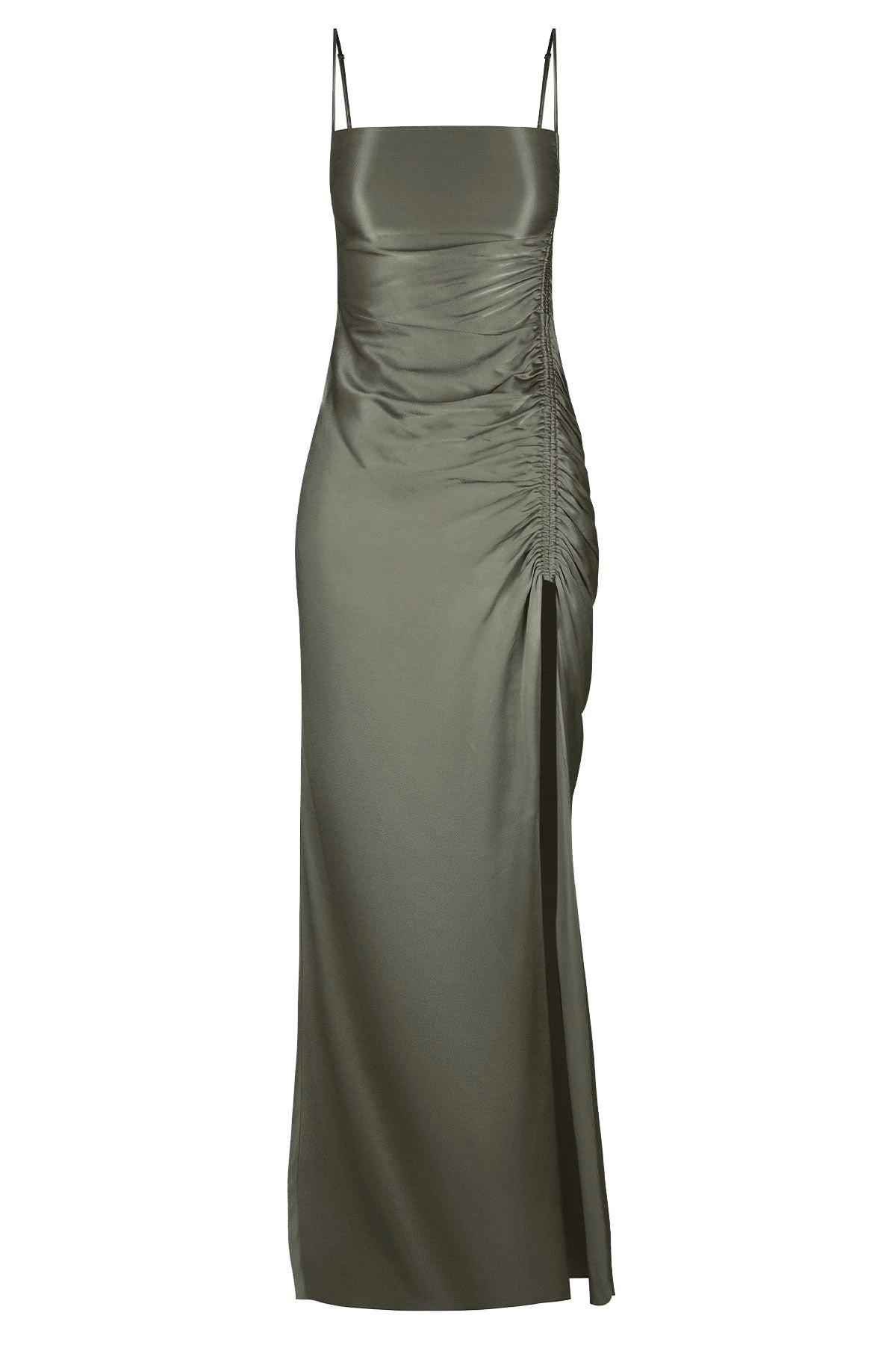 Shona Joy LA LUNE RUCHED MAXI DRESS - OLIVE DRESSES 1 Shona Joy LA LUNE RUCHED MAXI DRESS - OLIVE DRESSES