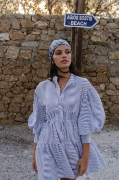 Shona Joy BEST SELLERS ROBERTA BALLOON SLEEVE TIERED MINI DRESS