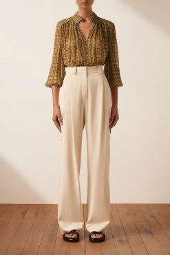 Shona Joy ELEONORA BUTTON UP BLOUSE TOPS