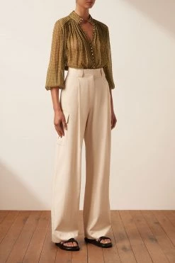 Shona Joy ELEONORA BUTTON UP BLOUSE TOPS