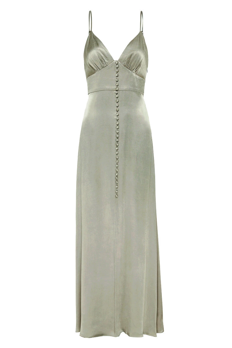 Shona Joy DRESSES LA LUNE COCKTAIL MIDI DRESS - SAGE 1 Shona Joy DRESSES LA LUNE COCKTAIL MIDI DRESS - SAGE