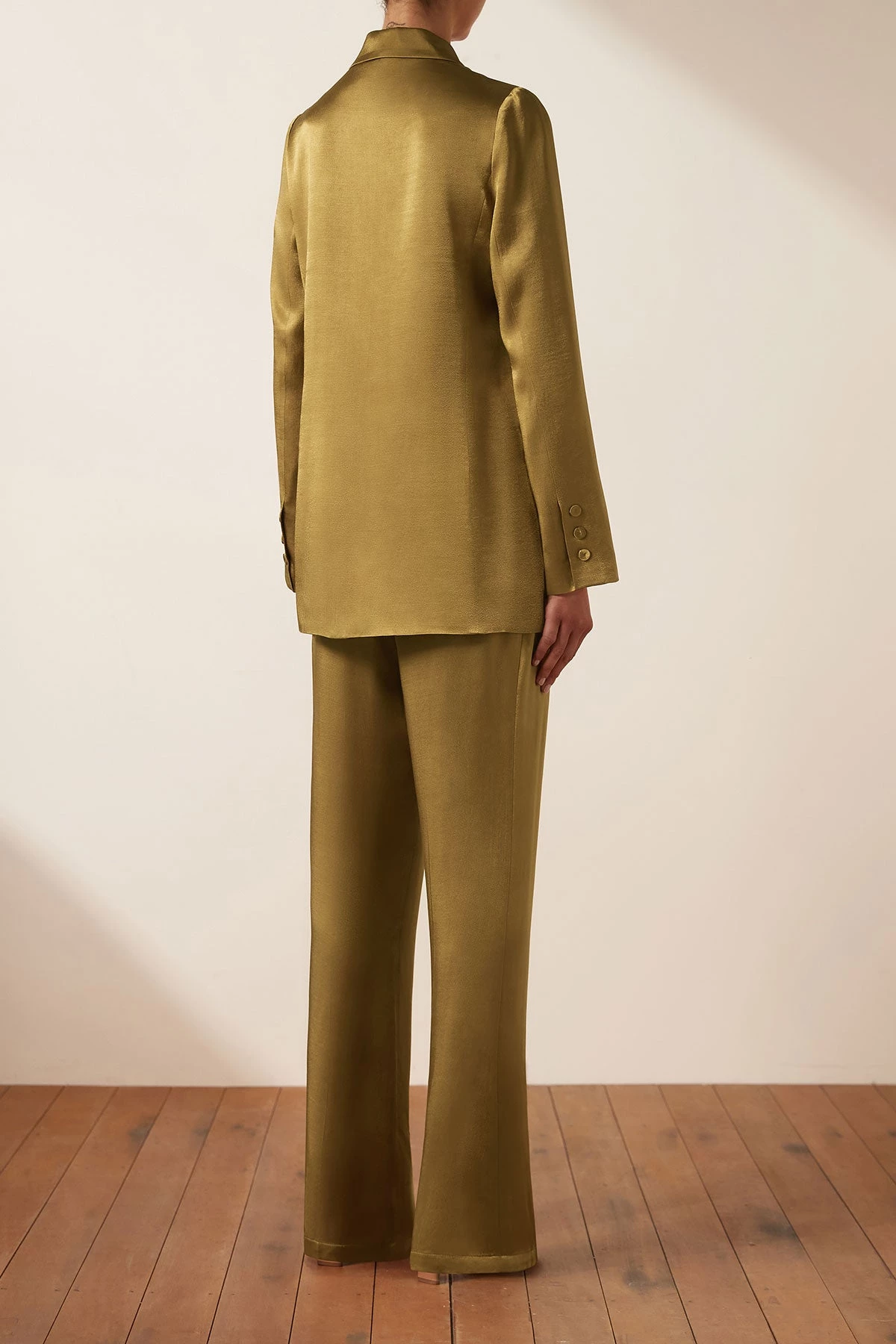 Shona Joy GIORGIA DOUBLE BREASTED BLAZER - OLIVE OIL 6 Shona Joy GIORGIA DOUBLE BREASTED BLAZER - OLIVE OIL