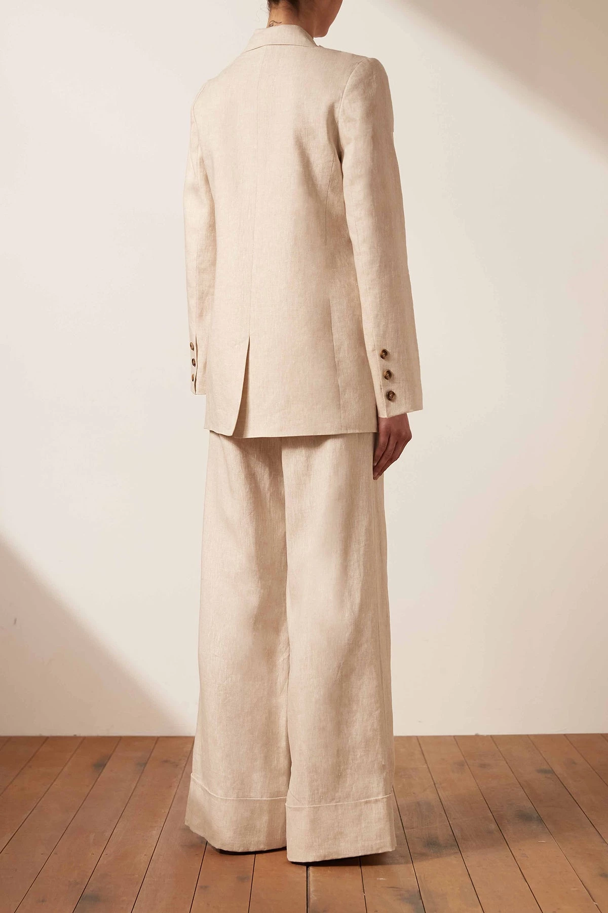 Shona Joy LUNA LINEN DOUBLE BREASTED BLAZER - NATURAL BEST SELLERS 7 Shona Joy LUNA LINEN DOUBLE BREASTED BLAZER - NATURAL BEST SELLERS