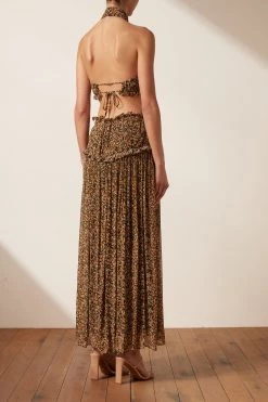 Shona Joy DRESSES PALOMA HIGH NECK CUT OUT MIDI DRESS 13 Shona Joy DRESSES PALOMA HIGH NECK CUT OUT MIDI DRESS