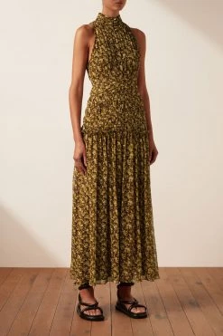 Shona Joy CARMELA SLEEVELESS BUTTON UP MIDI DRESS DRESSES 9 Shona Joy CARMELA SLEEVELESS BUTTON UP MIDI DRESS DRESSES