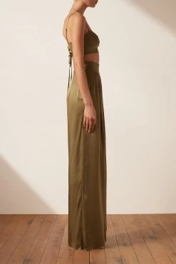 Shona Joy THALIA OPEN BACK BRALETTE - CUMIN TOPS