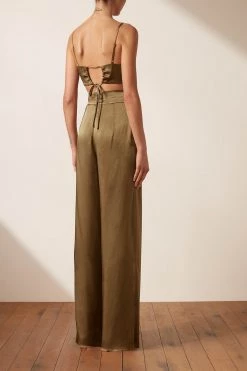 Shona Joy THALIA OPEN BACK BRALETTE - CUMIN TOPS