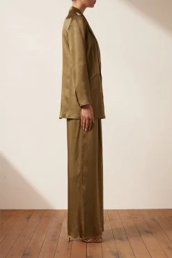 Shona Joy TOPS THALIA DOUBLE BREASTED BLAZER - CUMIN