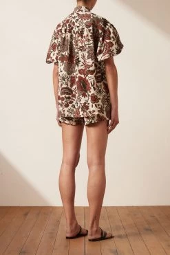 Shona Joy CATALINA SHORT SLEEVE SHIRT