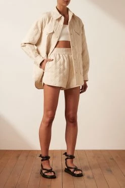 Shona Joy ALESSIA OVERSIZED QUILTED JACKET - CHALK BEST SELLERS 13 Shona Joy ALESSIA OVERSIZED QUILTED JACKET - CHALK BEST SELLERS