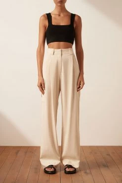 Shona Joy SARA UTILITY RELAXED PANT - CREMA
