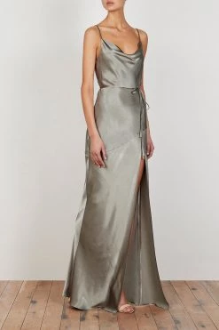 Shona Joy LA LUNE BIAS COWL MAXI DRESS - SAGE BEST SELLERS 11 Shona Joy LA LUNE BIAS COWL MAXI DRESS - SAGE BEST SELLERS