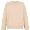 Shona Joy SJ LOGO SWEATER - SANDSTONE TOPS