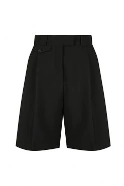 Shona Joy SHORTS & PANTS IVY HIGH WAISTED TAILORED SHORT - BLACK