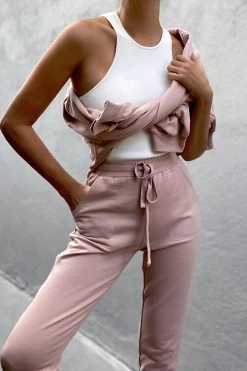 Shona Joy SJ SWEAT PANT - ROSE DUST