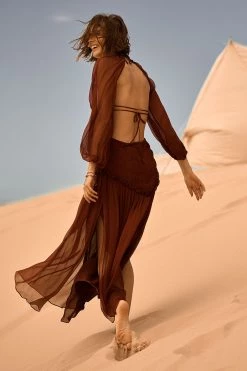 Shona Joy SAFIRA CUT OUT BACKLESS MIDI DRESS - SANGRIA DRESSES 9 Shona Joy SAFIRA CUT OUT BACKLESS MIDI DRESS - SANGRIA DRESSES