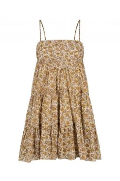 Shona Joy FAUNA PIN TUCK LOW BACK MINI DRESS