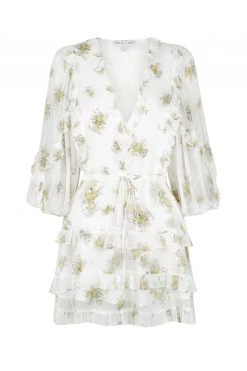 Shona Joy DRESSES JULIETA BALLOON SLEEVE FRILL MINI DRESS