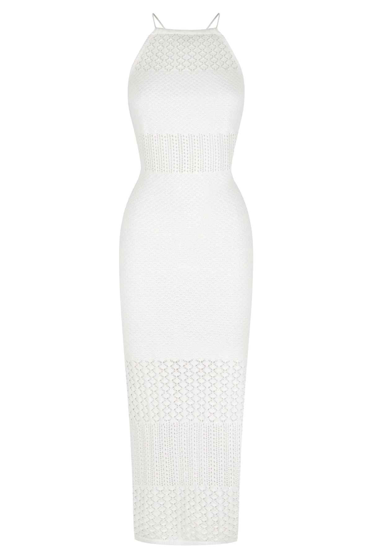 Shona Joy DRESSES CALYPSO CROCHET OPEN BACK MIDI DRESS - RICE 1 Shona Joy DRESSES CALYPSO CROCHET OPEN BACK MIDI DRESS - RICE