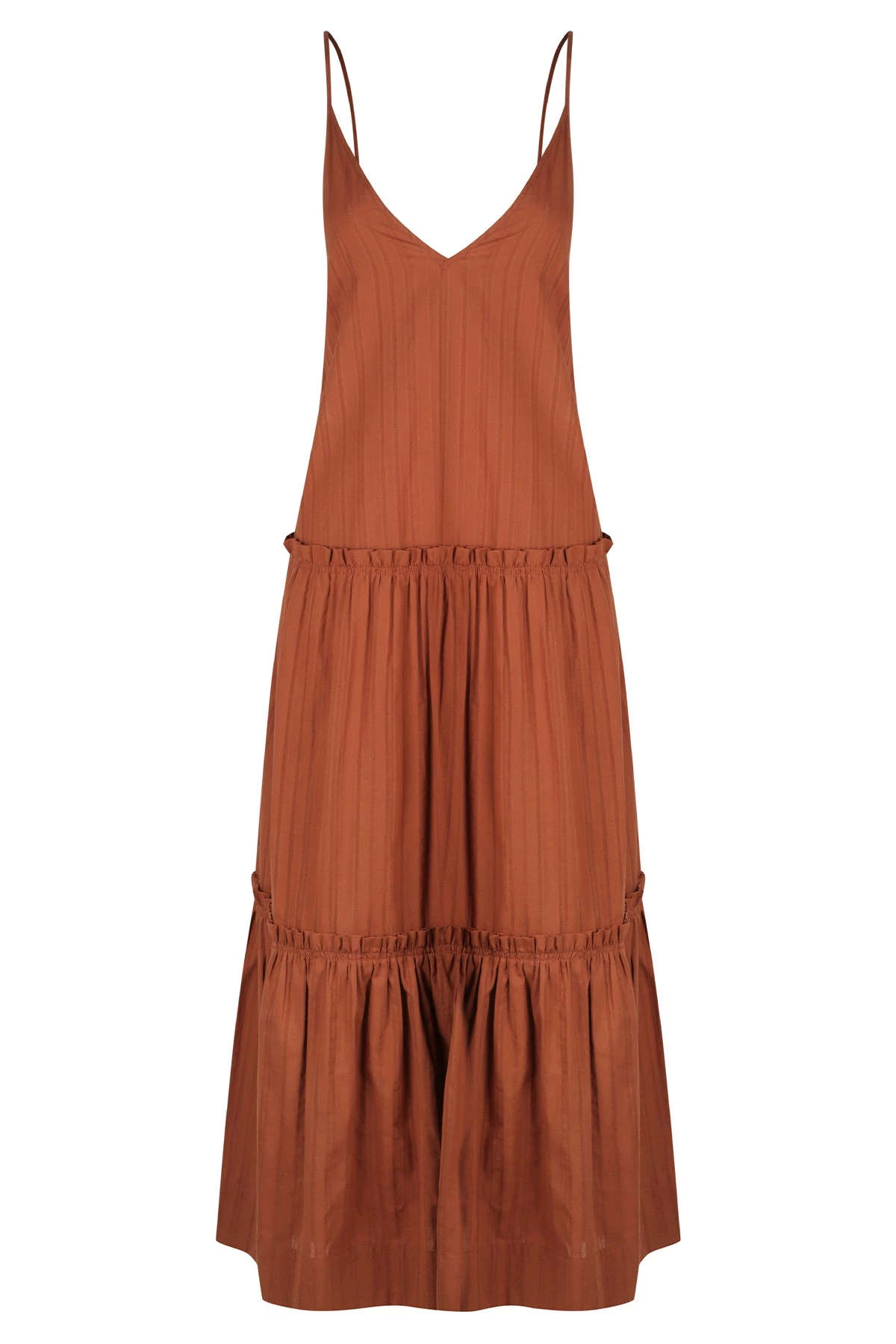 Shona Joy DRESSES KAIA PLUNGED BACKLESS MIDI DRESS - PAPRIKA 1 Shona Joy DRESSES KAIA PLUNGED BACKLESS MIDI DRESS - PAPRIKA