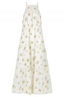 Shona Joy DRESSES LILA LINEN PIN TUCK SLEEVELESS MAXI DRESS