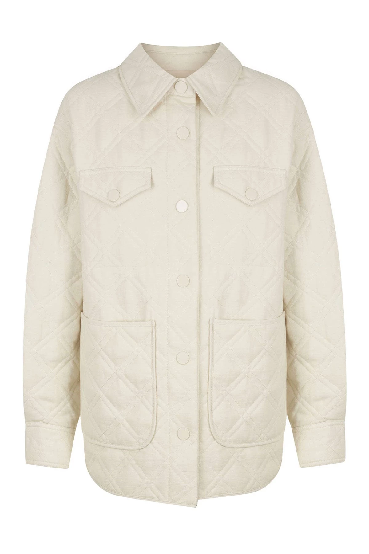 Shona Joy ALESSIA OVERSIZED QUILTED JACKET - CHALK BEST SELLERS 1 Shona Joy ALESSIA OVERSIZED QUILTED JACKET - CHALK BEST SELLERS