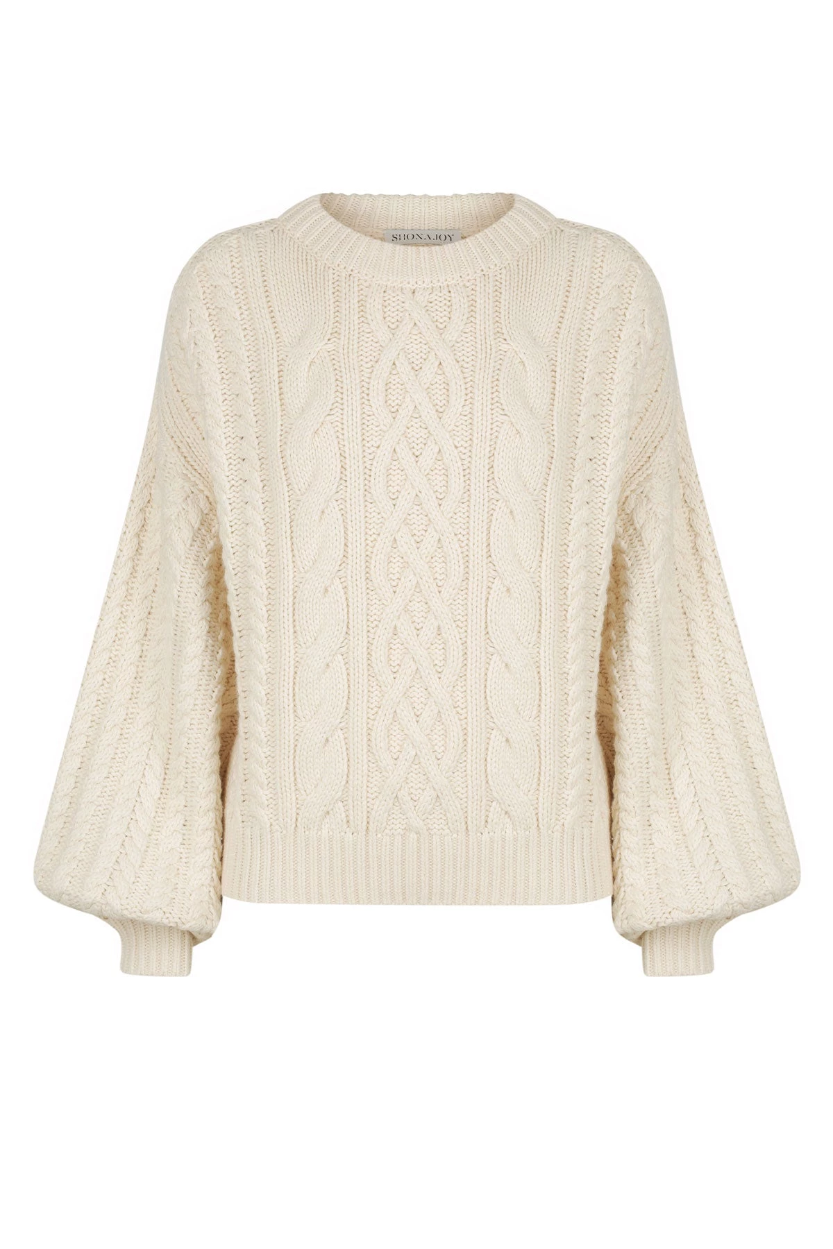 Shona Joy EVA CABLE JUMPER - CREMA 1 Shona Joy EVA CABLE JUMPER - CREMA