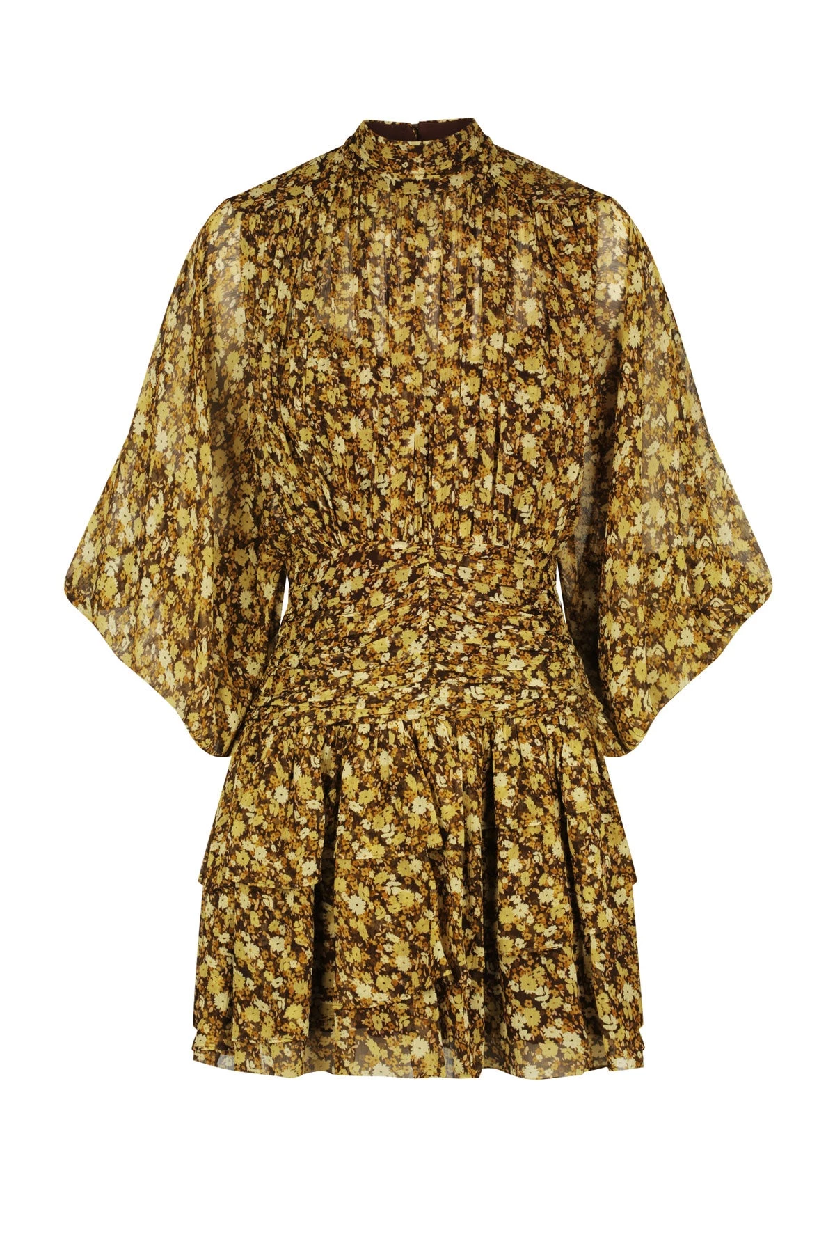 Shona Joy DRESSES CARMELA LONG SLEEVE RUCHED MINI DRESS 1 Shona Joy DRESSES CARMELA LONG SLEEVE RUCHED MINI DRESS