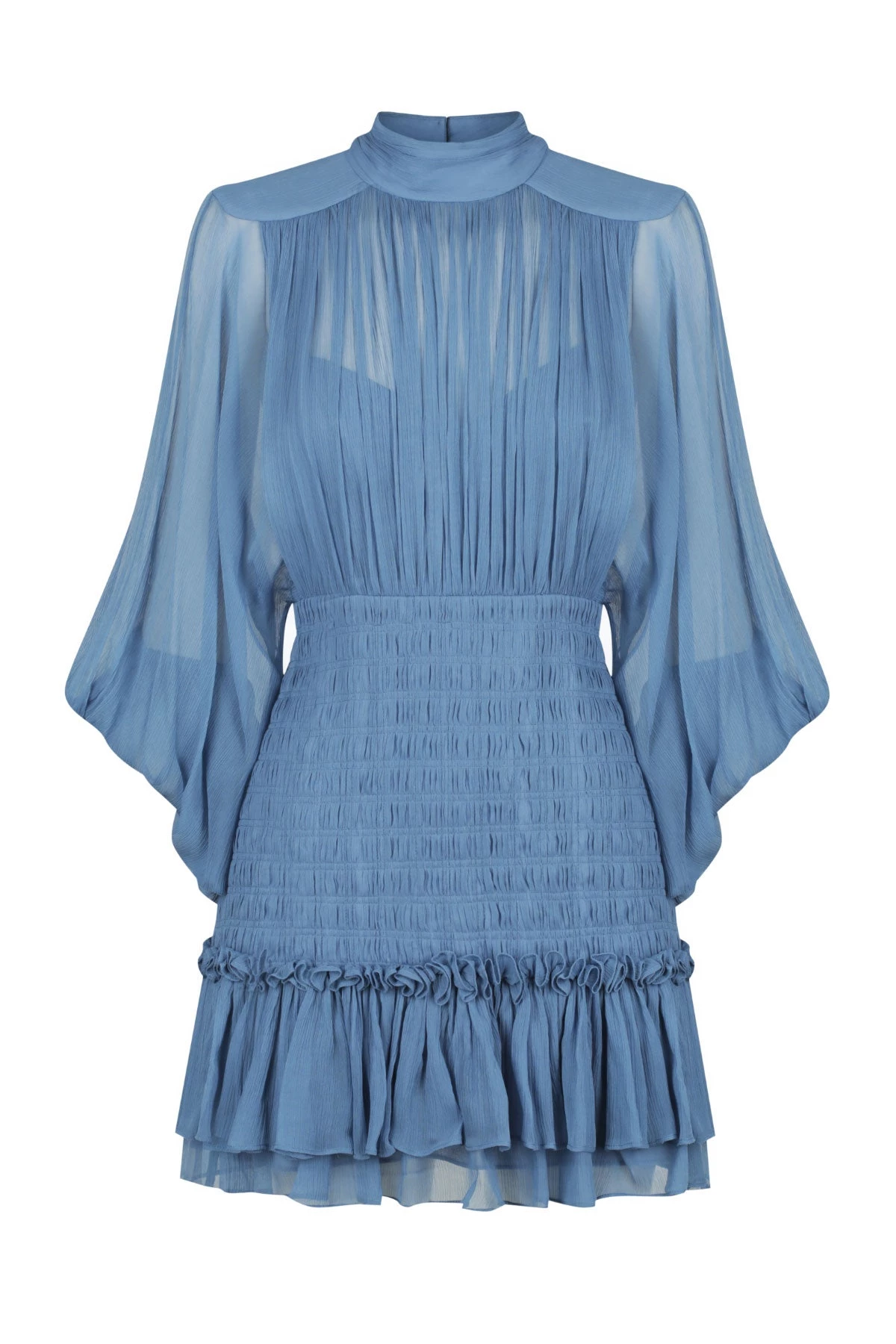 Shona Joy NOEMI LONG SLEEVE RUCHED MINI DRESS - OCEAN BEST SELLERS 1 Shona Joy NOEMI LONG SLEEVE RUCHED MINI DRESS - OCEAN BEST SELLERS