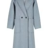 Shona Joy TOPS AZZURRA OVERSIZED LONG COAT - BLUE SMOKE