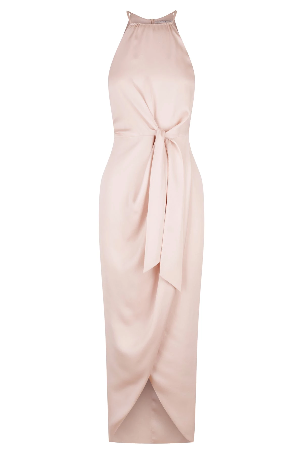 Shona Joy LUXE TIE FRONT SLEEVELESS MIDI DRESS - PORCELAIN DRESSES 1 Shona Joy LUXE TIE FRONT SLEEVELESS MIDI DRESS - PORCELAIN DRESSES