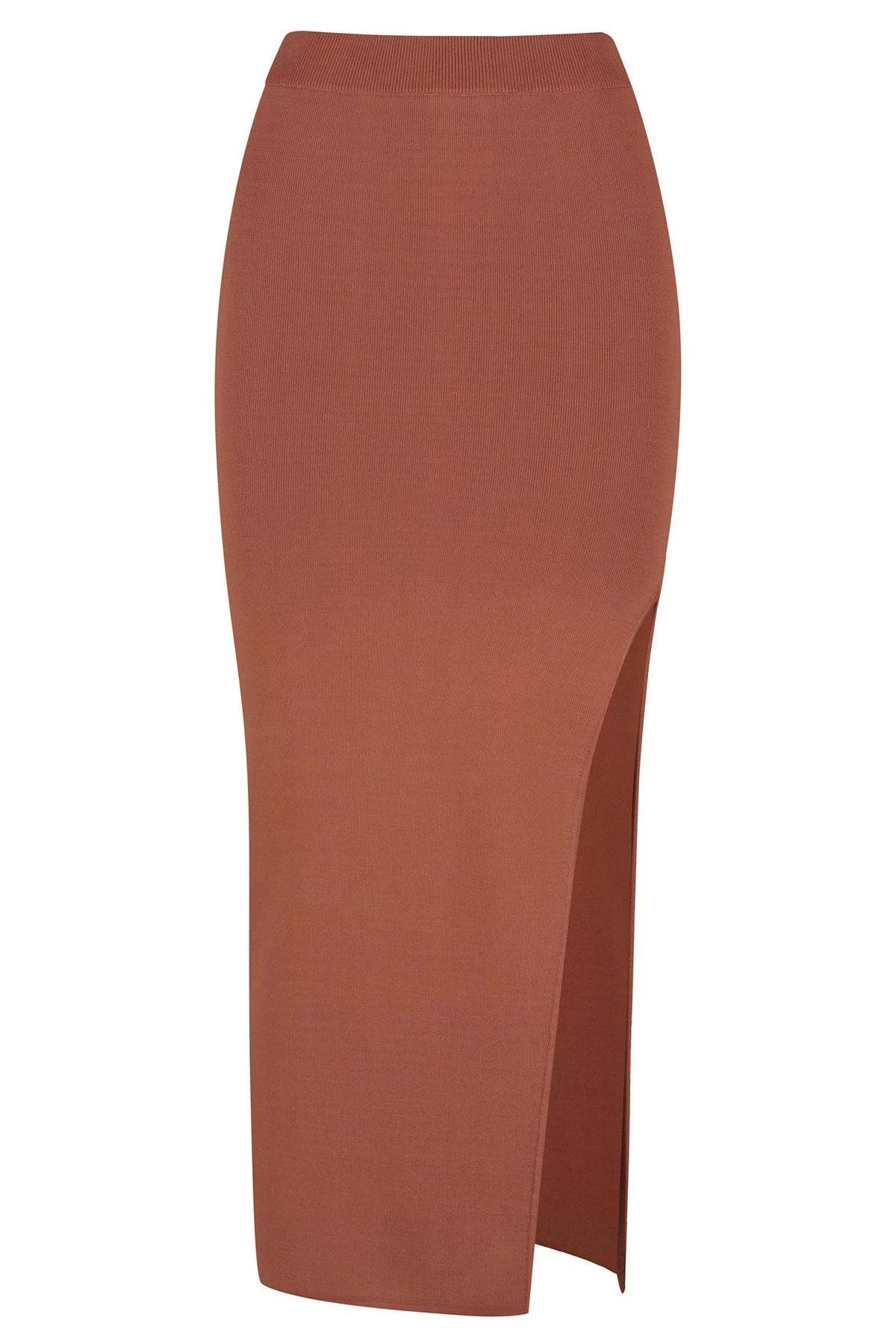 Shona Joy BASICS BASIC MIDI SKIRT - CLAY 1 Shona Joy BASICS BASIC MIDI SKIRT - CLAY