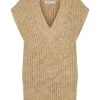 Shona Joy BEST SELLERS OLIVIA VEST - CAMEL/MULTI