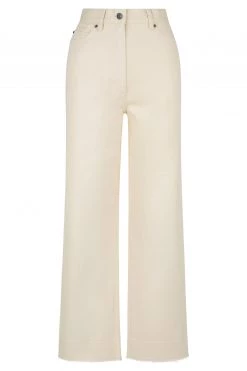 Shona Joy BEST SELLERS SIERRA STRAIGHT LEG JEAN - CREAM