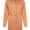 Shona Joy DRESSES CHIARA UTILITY MINI DRESS - TERRACOTTA