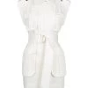 Shona Joy DRESSES MATILDA LINEN UTILITY MINI DRESS - IVORY