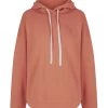 Shona Joy SJ LOGO CURVED HEM HOODIE - RHUBARB TOPS